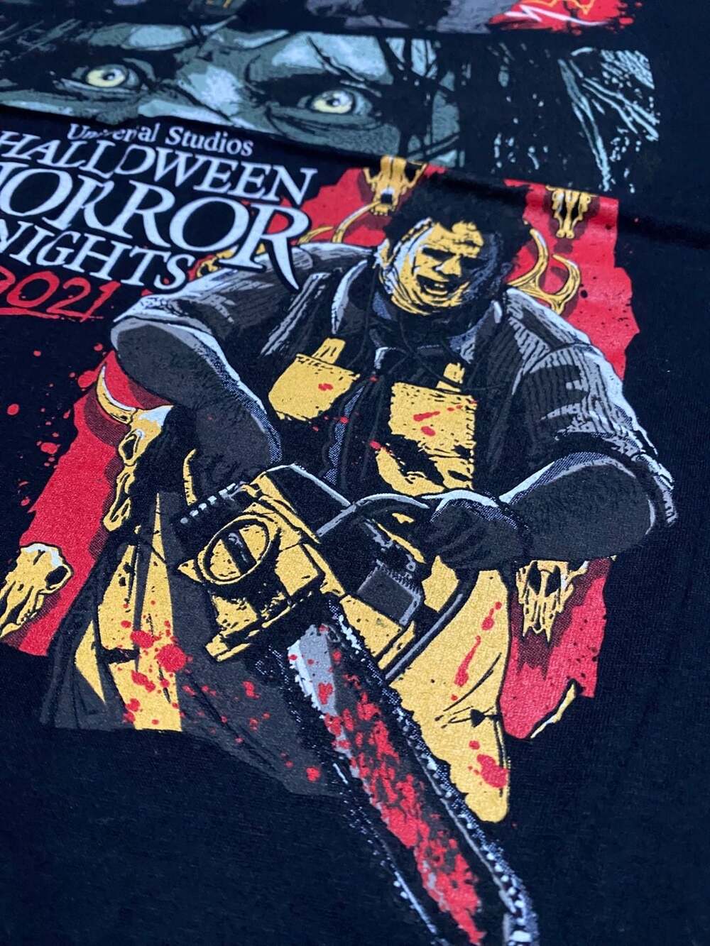 Universal Studios Halloween Horror Nights 2021 Multi-House T-Shirt (Michael Myer